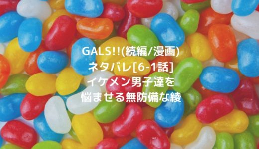 GALS!!(続編/漫画)ネタバレ[6-1話]イケメン男子達を悩ませる無防備な綾